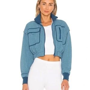 NWOT FP MOVEMENT BY FREE PEOPLE CARIBBEAN COAST CROPPED JACKET - Size small
